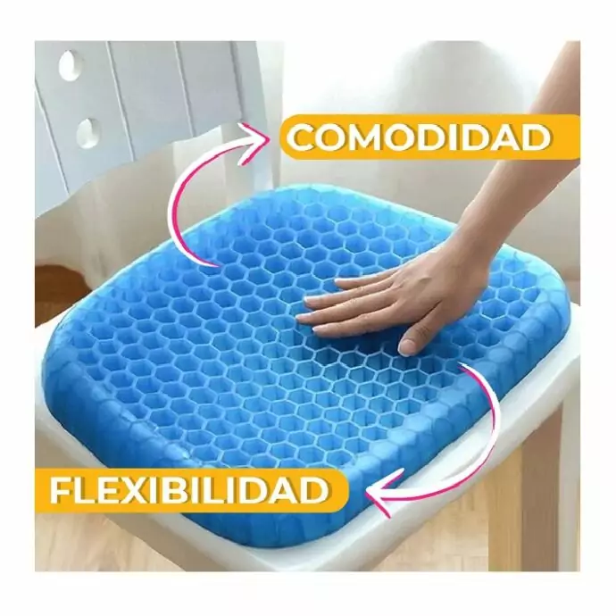 Cojín de Asiento en Gel Ultra-Flexible